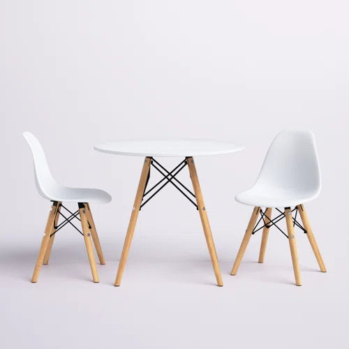 Vezina Kids 3 Piece Round Play / Activity Table and Chair Set