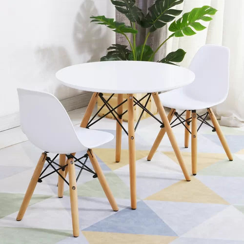 Vezina Kids 3 Piece Round Play / Activity Table and Chair Set