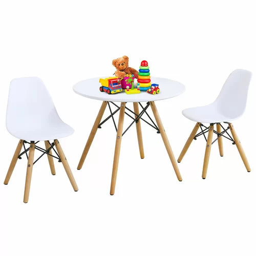 Vezina Kids 3 Piece Round Play / Activity Table and Chair Set