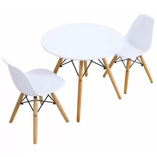 Vezina Kids 3 Piece Round Play / Activity Table and Chair Set