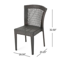 Wanita Stacking Patio Side Chair (Set of 2)