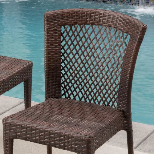 Wanita Stacking Patio Side Chair (Set of 2)