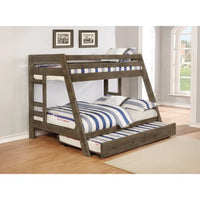 Thumbnail for Wrangler Twin Over Full Futon Bunk Bed by Coaster